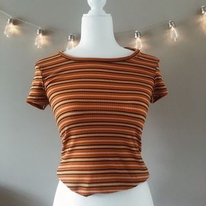 🌙 rue21 striped tee